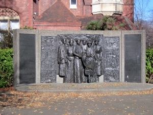 A photo of the Kate Sheppard memorial A photo of the Kate Sheppard memorial